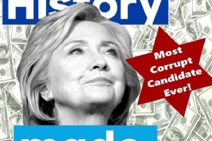 US election: Clinton says Trump tweet `anti-Semitic`